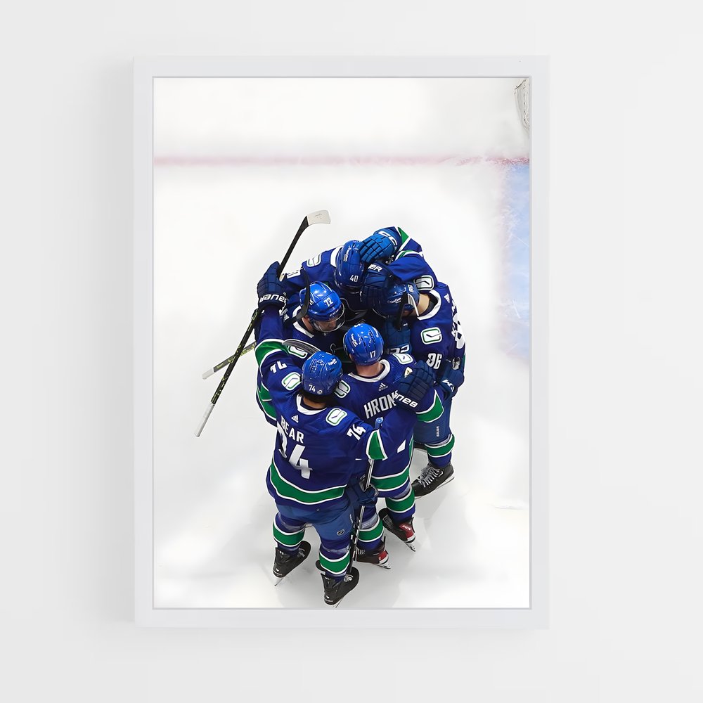 Poster Victoire Collective – affiche Hockey sur glace (vue 3)